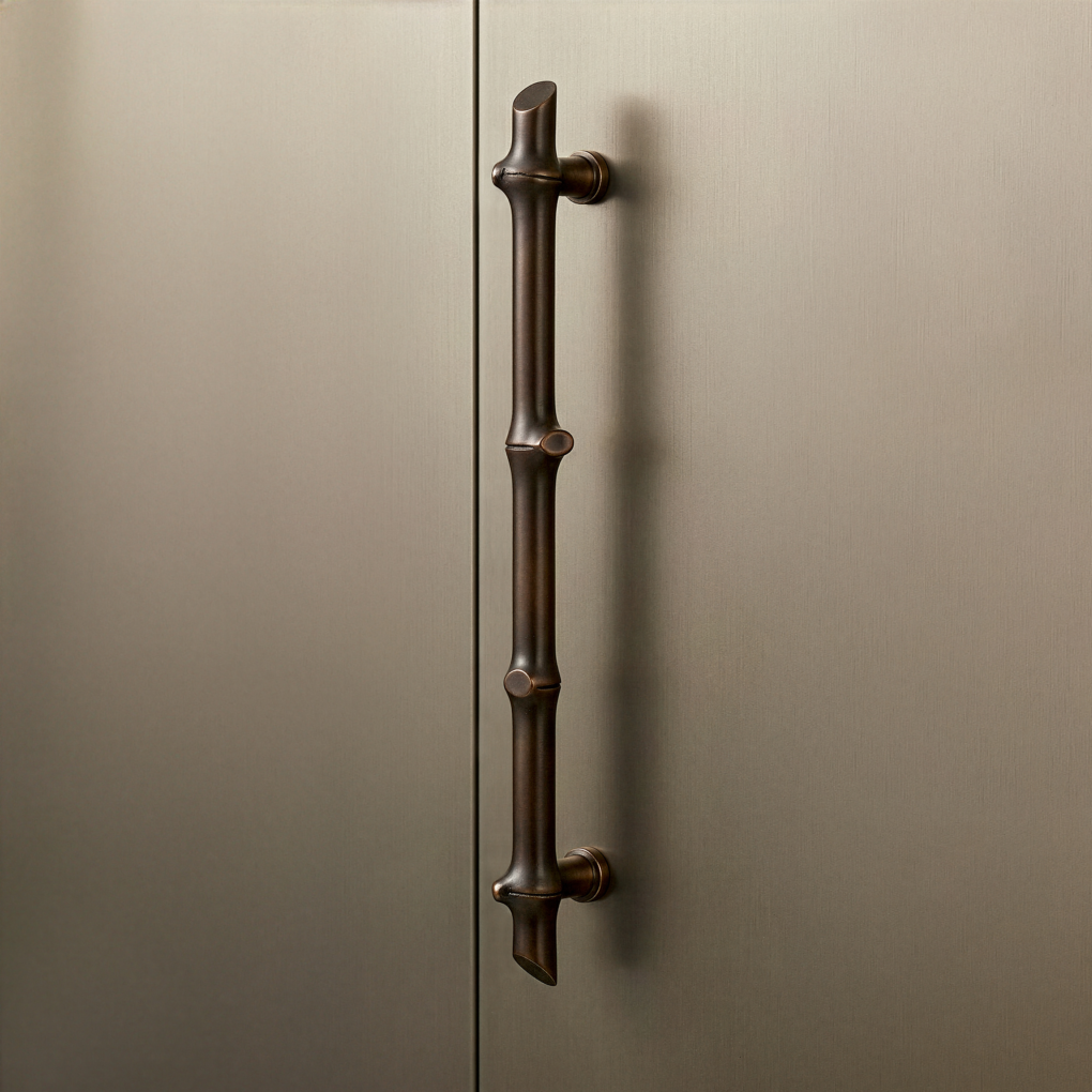 Bamboo Shaped Stylish Premium Cabinet Handles from Tattva Art Hardware by Mukul Goyal